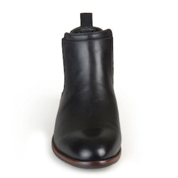 Vance Co. Black Vegan Leather Chelsea Boots - Picture 3 of 14